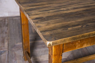 Large Vintage Work Desk With Storage