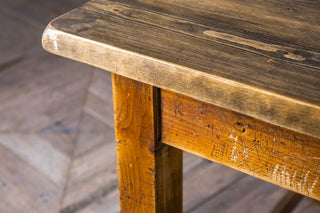 Large Vintage Work Desk With Storage
