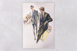 Original 1960’s American Men’s Fashion Tailoring Art Prints