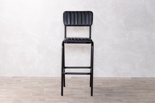 black-arlington-stool-front-view
