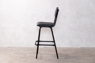 black-arlington-stool-side-view