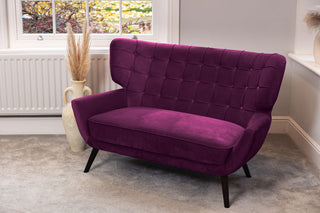 Arlo Velvet Loveseat Sofa