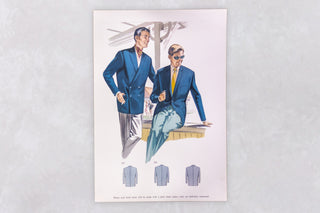 Original 1960’s American Men’s Fashion Tailoring Art Prints