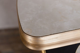 edge of vintage home bar unit