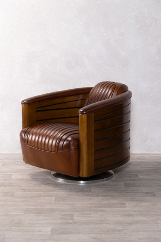 belfast-leather-swivel-chair-brown-angle
