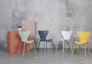 Pair of Belvidere Modern Stacking Chairs