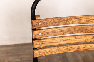 Vintage Black Stacking Chair