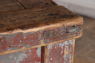 vintage industrial butchers block kitchen island