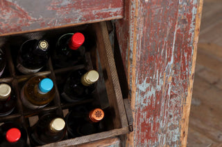 vintage industrial butchers block kitchen island