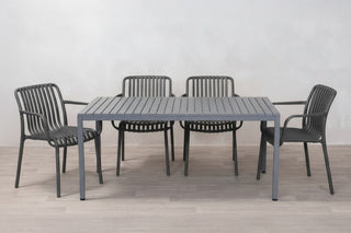 California Garden Outdoor Café Table Set with Maldives Chairs
