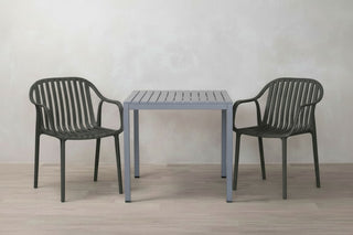 California Garden Outdoor Café Table Set with California Chairs