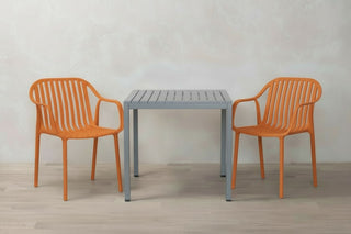 California Garden Outdoor Café Table Set with California Chairs