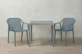 California Garden Outdoor Café Table Set with California Chairs