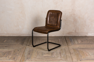 California Leather Look Dining Chairs