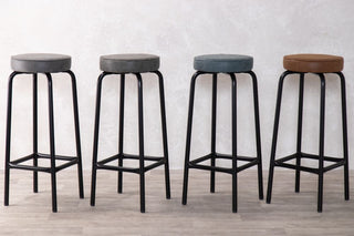 Cambridge Leather Style Bar Stool Range