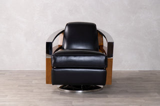 black-carter-chair-front-view