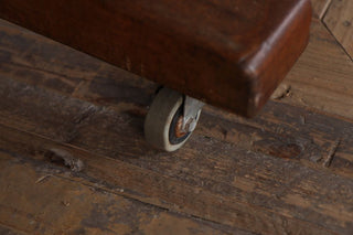 old school chalk board wheel close up