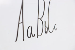 old school white board close up