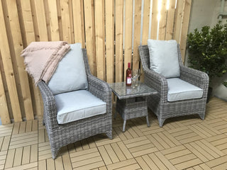 Charlecote 3 Piece Lounge Set - Grey