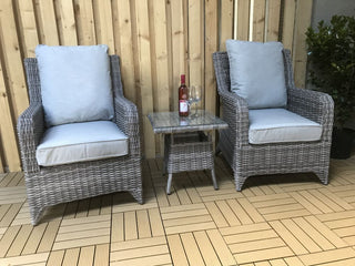 Charlecote 3 Piece Lounge Set - Grey