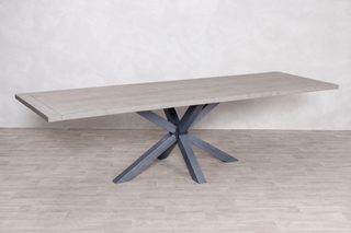 Oversized Industrial Star Base Dining Table