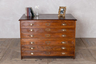 1920's vintage plan chest