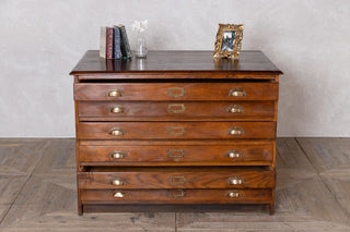 1920's vintage plan chest
