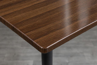 Choco Oak ISOTOP Table with Slim Table Top