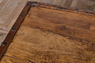 close up of coffee tabletop edge