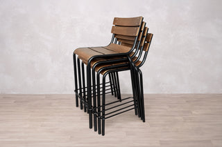 Cosmo Slatted Stacking Stool