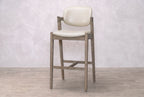PU Leather Stool - Silverback