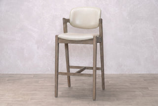 Hampton PU Leather Bar Stool Range - Silverback Frame