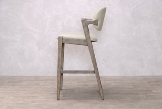 Hampton PU Leather Bar Stool Range - Silverback Frame