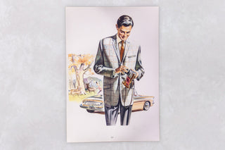 Original 1960’s American Men’s Fashion Tailoring Art Prints