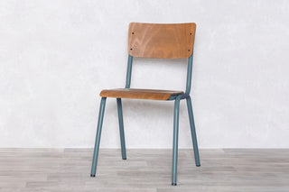 Luxor Wood and Metal Stacking Chair