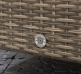 Drakeford Patio Corner Sofa with Dining Table Set