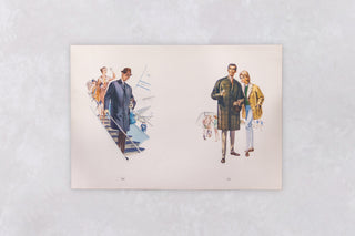 Original 1960’s American Men’s Fashion Tailoring Art Prints