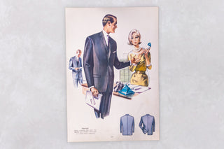 Original 1960’s American Men’s Fashion Tailoring Art Prints