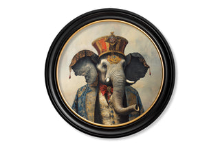 Vintage Style Royal Animal Framed Print Range