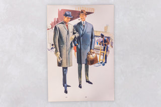 Original 1960’s American Men’s Fashion Tailoring Art Prints