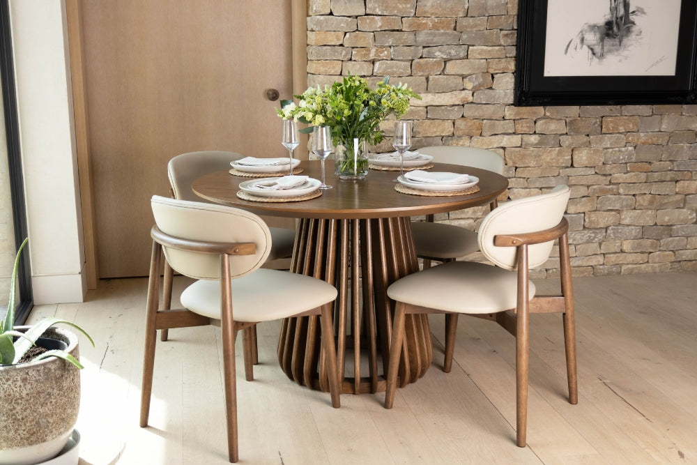 Florence Leather Dining Chair Range Peppermill Interiors