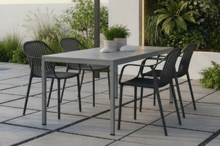 California Garden Outdoor Café Table Set with California Chairs