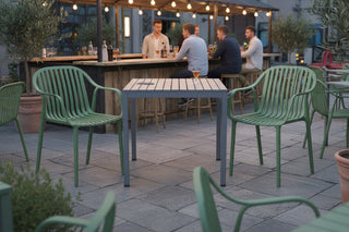 California Garden Outdoor Café Table Set with California Chairs