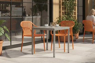 California Garden Outdoor Café Table Set with California Chairs