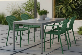 California Garden Outdoor Café Table Set with California Chairs