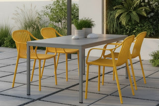 California Garden Outdoor Café Table Set with California Chairs