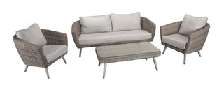 Hatfield Retro Style 5 Seater Sofa and Chair Set