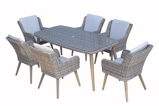 Hatfield Outdoor 6 Seater Dining Set