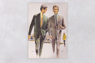 Original 1960’s American Men’s Fashion Tailoring Art Prints