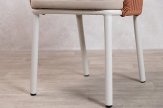 Milano Aluminium Rope Back Stacking Garden Chair